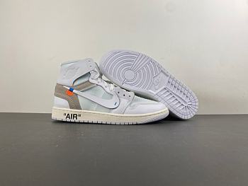 Air Jordan 1 Retro High Virgil Abloh Archive Alaska  AA3834-100