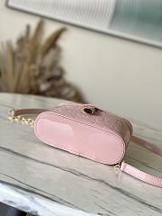 LV Vanity Chain Pouch Monogram Vernis Leather pink 19*11.5*6.5CM  - 5