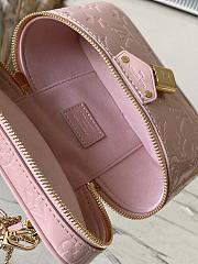 LV Vanity Chain Pouch Monogram Vernis Leather pink 19*11.5*6.5CM  - 3