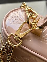 LV Vanity Chain Pouch Monogram Vernis Leather pink 19*11.5*6.5CM  - 2