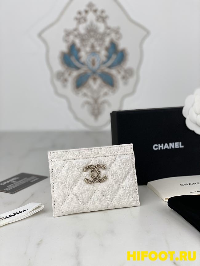 Chanel CC Caviar Card Wallet 11*7.5*0.5CM 2026031605 - 1