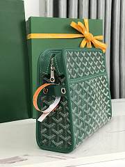 Goyard Jouvence Toiletry Bag MM  Green 25x18×7cm - 3