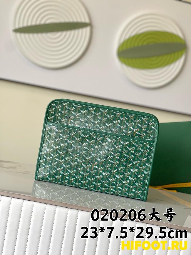 Goyard Jouvence Toiletry Bag Large Green 29.5*23*7.5CM - 1