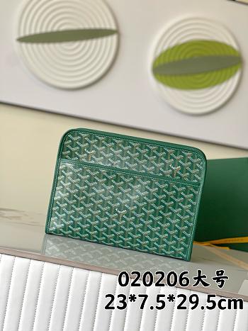 Goyard Jouvence Toiletry Bag Large Green 29.5*23*7.5CM