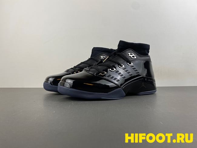 Air Jordan 17 Low Black Patent  IV7640-001 - 1