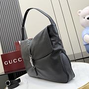 Gucci Jackie Flap large crossbody bag in black 43CM - 6
