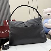 Gucci Jackie Flap large crossbody bag in black 43CM - 2