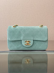 Chanel Suede Calfskin Flap Bag 20CM  2026090901 - 1