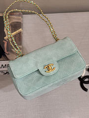 Chanel Suede Calfskin Flap Bag 20CM  2026090901 - 6
