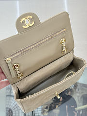 Chanel Suede Calfskin Flap Bag 20CM 2026090902 - 4