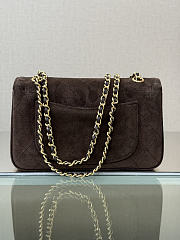 Chanel Suede Calfskin Flap Bag 20CM 2026090903 - 3