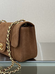 Chanel Suede Calfskin Flap Bag 20CM 2026090904 - 5