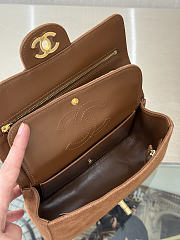 Chanel Suede Calfskin Flap Bag 20CM 2026090904 - 4