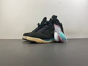 Air Jordan 5 Retro SoleFly Black Aurora Green  IU0734-001 - 1