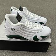 Air Jordan 14 Retro White Forest Green  311832-131 - 1
