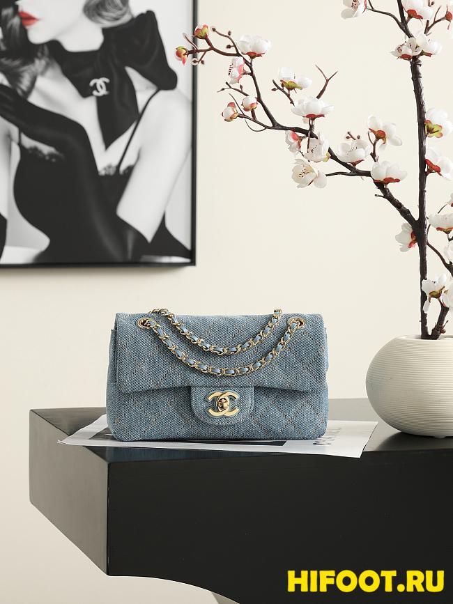 Chanel Denim mini CF bag 20CM  2026100601 - 1
