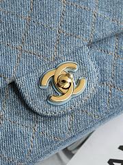 Chanel Denim mini CF bag 20CM  2026100601 - 6