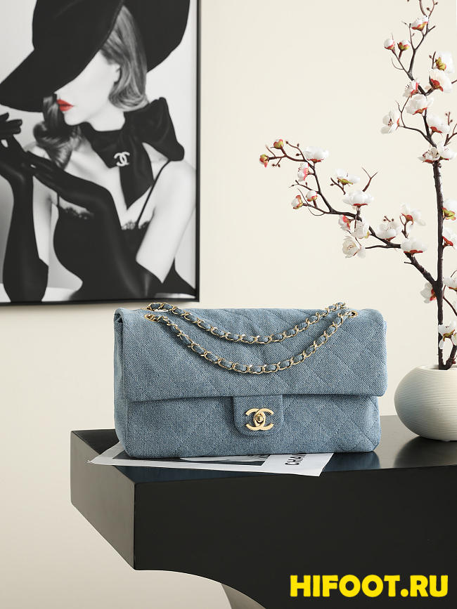 Chanel Denim CF bag 33CM 2026100601 - 1
