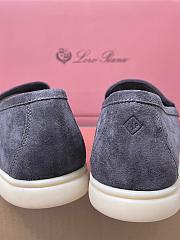 Loro Piana Summer Walk Loafer Suede dark grey 2026101001 - 2