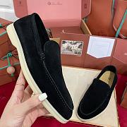 Loro Piana Summer Walk Loafer Suede black 2026101002 - 3