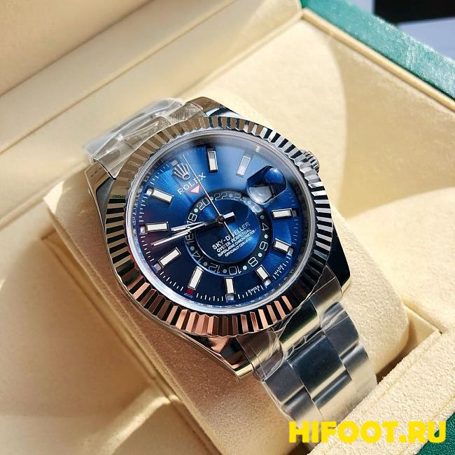 Rolex Sky Dweller Blue Dial Oyster 2026101201 - 1