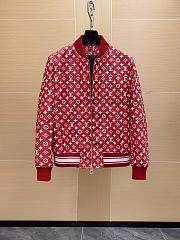 LV X Supreme real leather jacket 2026101301 - 1