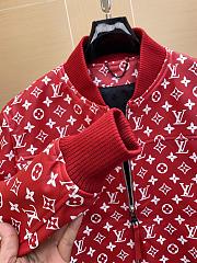 LV X Supreme real leather jacket 2026101301 - 2