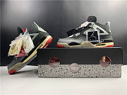 OFF-WHITE x Air Jordan 4 Bred CV9388001 - 2