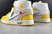 Jordan 1 Retro High OFF-WHITE Canary Yellow AQ0818-149 - 5