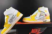 Jordan 1 Retro High OFF-WHITE Canary Yellow AQ0818-149 - 1