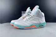 Air Jordan 5 GS Light Aqua 440892-100 - 4