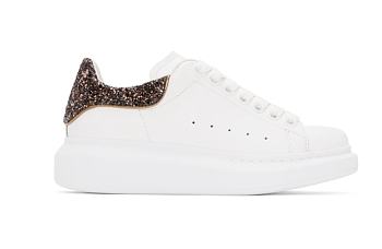 Alexander McQueen White & Pink Glitter