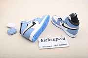 Air Jordan 1 Retro High White University Blue Black 555088-134 - 6