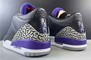 Jordan 3 Retro Black Court Purple - 2