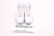 Air Jordan 13 Retro White Soar Green Pink (GS)  439358-100 - 4