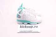 Air Jordan 13 Retro White Soar Green Pink (GS)  439358-100 - 3