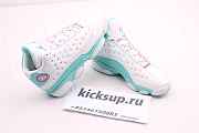 Air Jordan 13 Retro White Soar Green Pink (GS)  439358-100 - 2