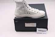 D10r B23 High-Top Sneaker White D10r Oblique Canvas Technical Fabric Sneakers - 6