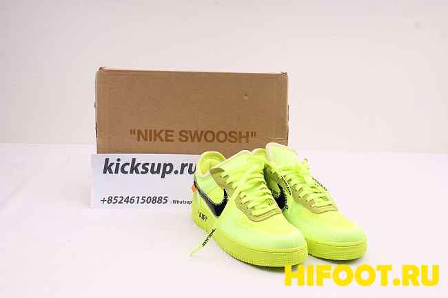 Nike Air Force 1 Low Off-White Volt  AO4606-700 - 1