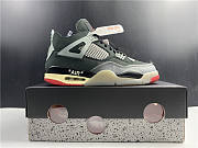 OFF-WHITE x Air Jordan 4 Bred CV9388001 - 6