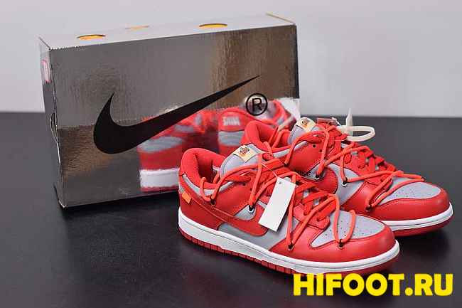 Nike Dunk Low Off-White University Red CT0856600 - 1