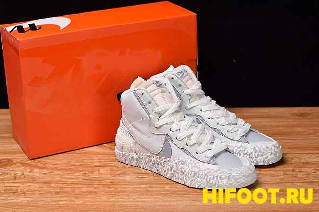 Nike Blazer Mid Sacai Triple White BV0072100 - 1