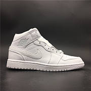 Nike Air Jordan 1 Mid Triple White (2018) 554724-109 - 2