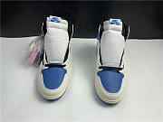 Air Jordan 1 Retro High OG SP Travis Scott Fragment Military Blue DH3227-105 - 2