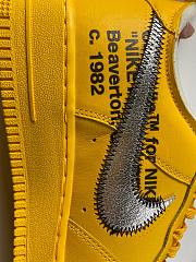 Nike Air Force 1 Low OFF-WHITE University Gold Metallic Silver DD1876-700 - 6