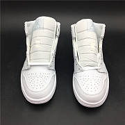 Nike Air Jordan 1 Mid Triple White (2018) 554724-109 - 3