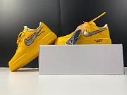 Nike Air Force 1 Low OFF-WHITE University Gold Metallic Silver DD1876-700 - 3