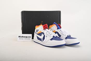 Jordan 1 Mid Royal Blue Laser Orange 554724-131