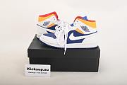 Jordan 1 Mid Royal Blue Laser Orange 554724-131 - 5