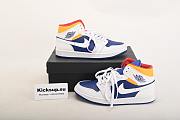 Jordan 1 Mid Royal Blue Laser Orange 554724-131 - 4